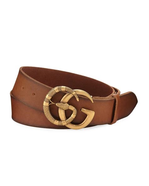 Gucci: Brown GG Toscano Belt 